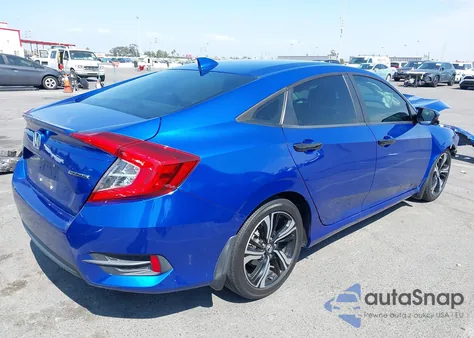 2018 Honda Civic Touring from USA, damaged, VIN JHMFC1F99JX004939